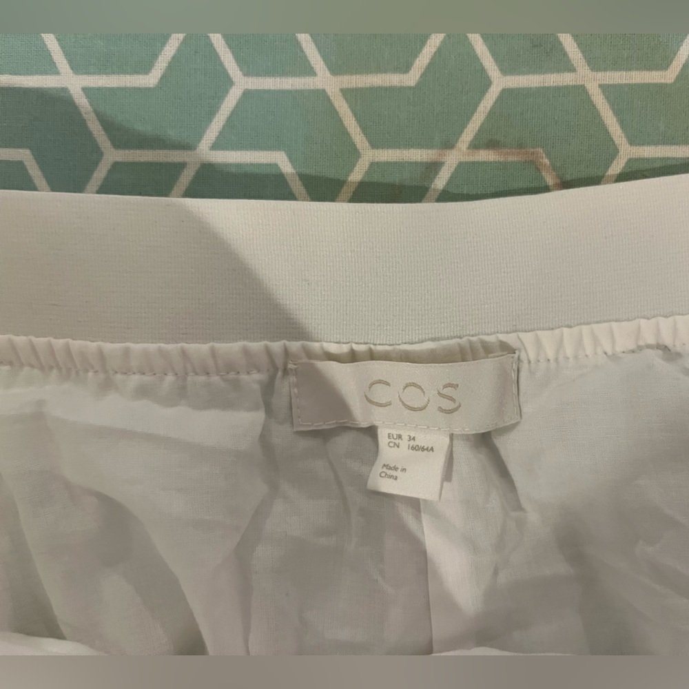 Cos White Skirt/Culottes